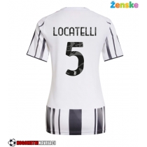 Ženske Nogometnih dresov Juventus Manuel Locatelli #5 Domači 2025-26 Kratki rokavi